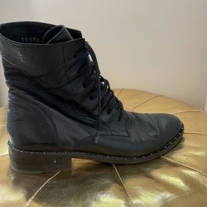 Freda Salvador Alanis Boots Black Leather 8